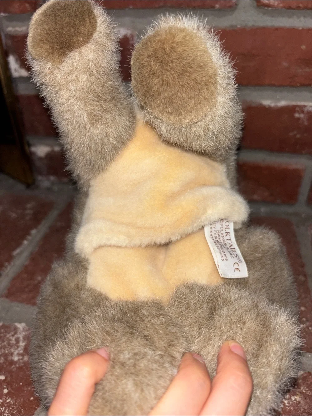 Folktails Furry Folk Rabbit Bunny Puppet Plush 13”